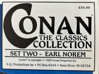 Conan Classics Collection Set #2 Earl Norem Golden Full Color Limited Edition 63